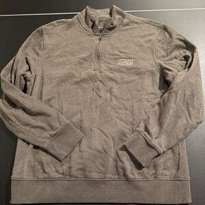 Ocean + Coast Men’s Quarter Zip Pullover Sweatshirt Medium M  Cotton Blend
